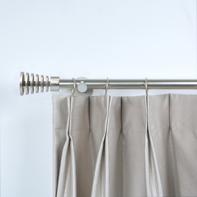 Package Carton Modern style Aluminum Curtain Pipe With Multi head  Shape Finials Customizable Curtain rod Finials