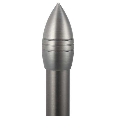 16MM Bullet Stainless Steel Matte Black Exquisite Curtain Rod